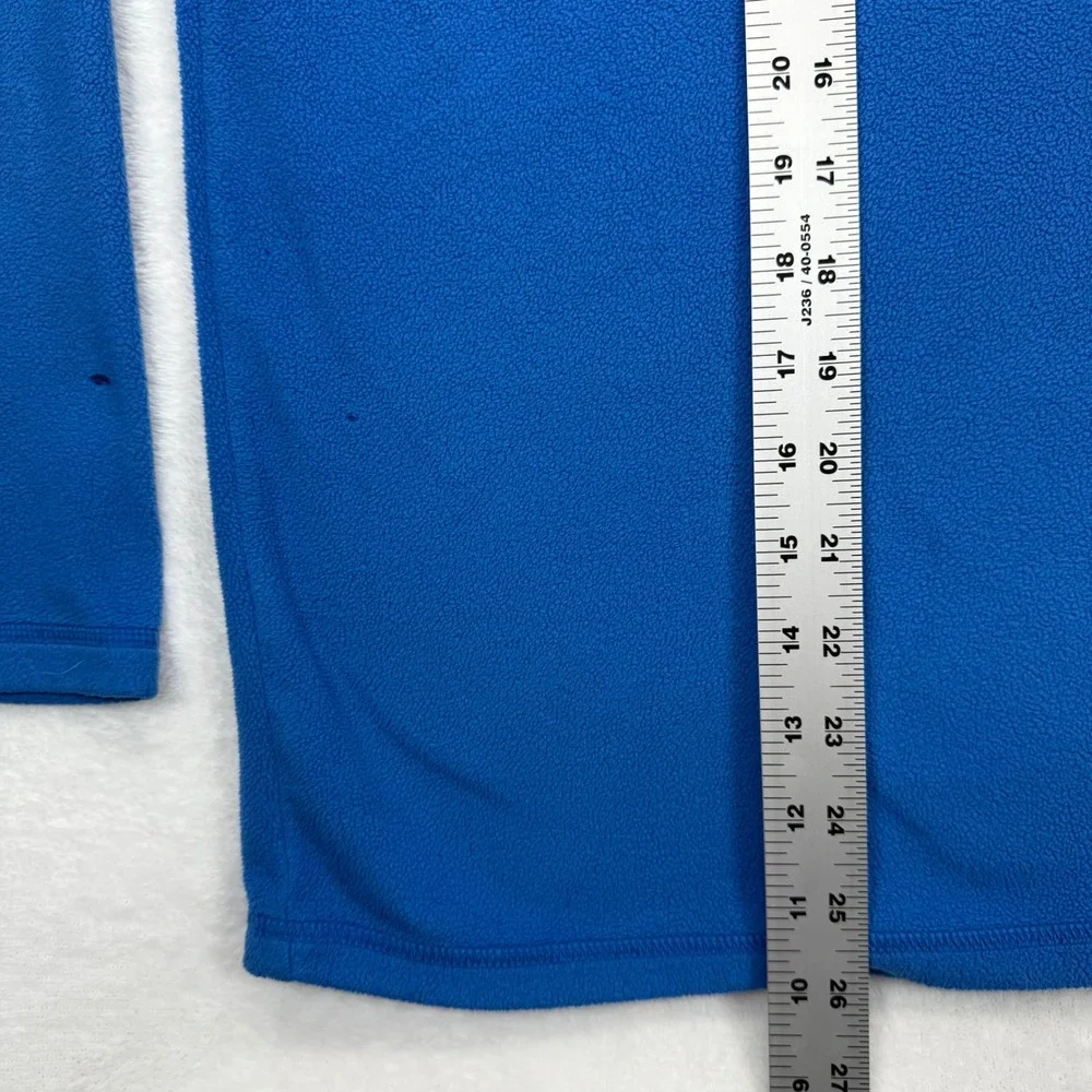 The North‎ Face Pullover Fleece Quarter Zip Polartec Classic Blue Mens L READ